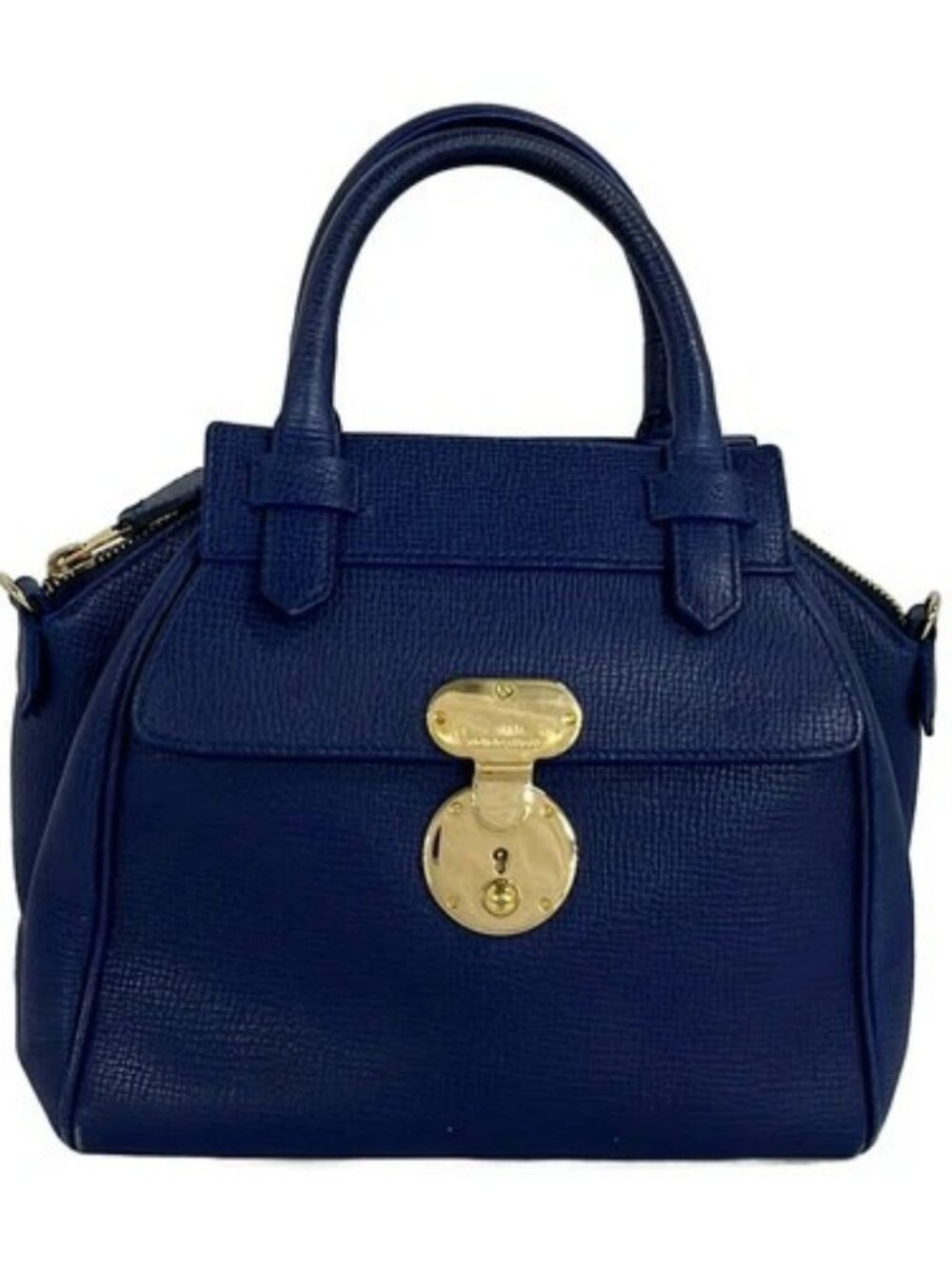 GIORGIOARMANI Blue Leather Handbag